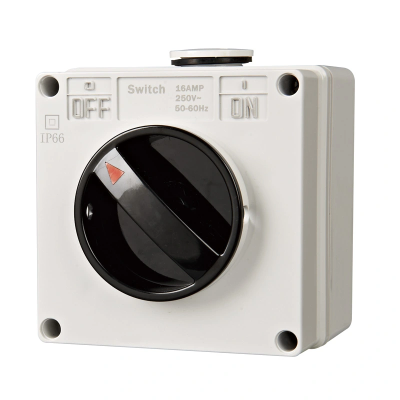 IP66 andiany vaovao tsy tantera-drano socket 1 Gang Switch