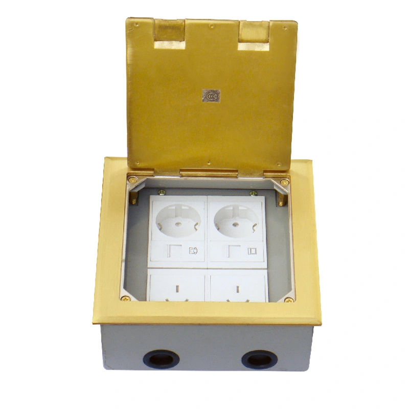 Universal Socket Open Cover Floor Socket 10 Module Capacity